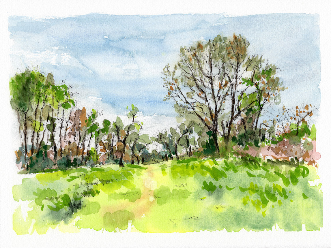 Through the Old Orchard